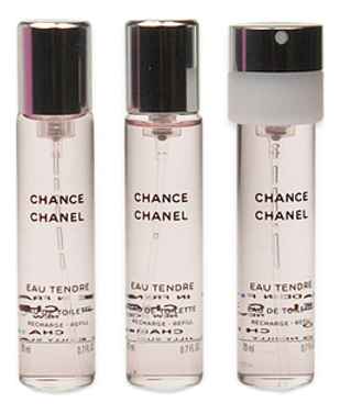 

Chance Eau Tendre: туалетная вода 3*20мл запаски уценка, Chance Eau Tendre