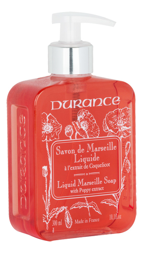 Жидкое мыло Liquid Marseille Soap (мак): Мыло 300мл