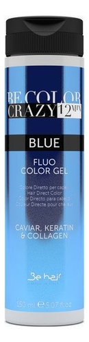 

Люминесцентный гель-краситель для волос прямого действия Be Color Crazy 12 Minute 150мл: Blue, Люминесцентный гель-краситель для волос прямого действия Be Color Crazy 12 Minute 150мл