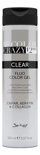 цена Люминесцентный гель-краситель для волос прямого действия Be Color Crazy 12 Minute 150мл: Clear