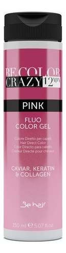 

Люминесцентный гель-краситель для волос прямого действия Be Color Crazy 12 Minute 150мл: Pink, Люминесцентный гель-краситель для волос прямого действия Be Color Crazy 12 Minute 150мл