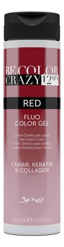 

Люминесцентный гель-краситель для волос прямого действия Be Color Crazy 12 Minute 150мл: Red, Люминесцентный гель-краситель для волос прямого действия Be Color Crazy 12 Minute 150мл