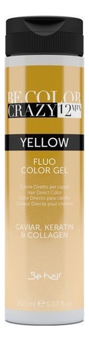 

Люминесцентный гель-краситель для волос прямого действия Be Color Crazy 12 Minute 150мл: Yellow, Люминесцентный гель-краситель для волос прямого действия Be Color Crazy 12 Minute 150мл
