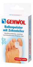 Gehwol Гель-корректор с накладкой на большой палец Ballenpolster Mit Zehenteiler
