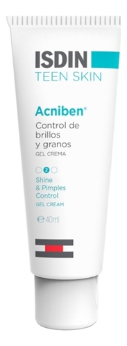 Гель-крем для лица Teen Skin Acniben Control De brillos Y Granos 40мл