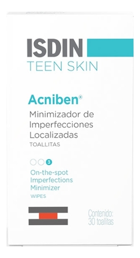 Салфетки влажные для лица Teen Skin Acniben Minimizador Be Imperfecciones Localizadas 30шт
