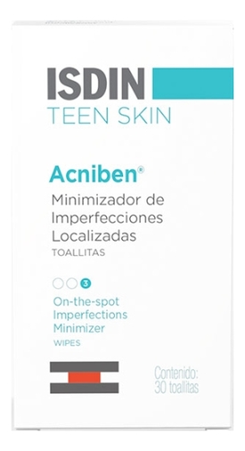 

Салфетки влажные для лица Teen Skin Acniben Minimizador Be Imperfecciones Localizadas 30шт