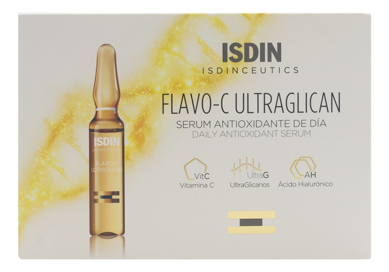 

Дневная сыворотка для лица Isdinceutics Flavo-C Ultraglican: Сыворотка 30*2мл, Дневная сыворотка для лица Isdinceutics Flavo-C Ultraglican