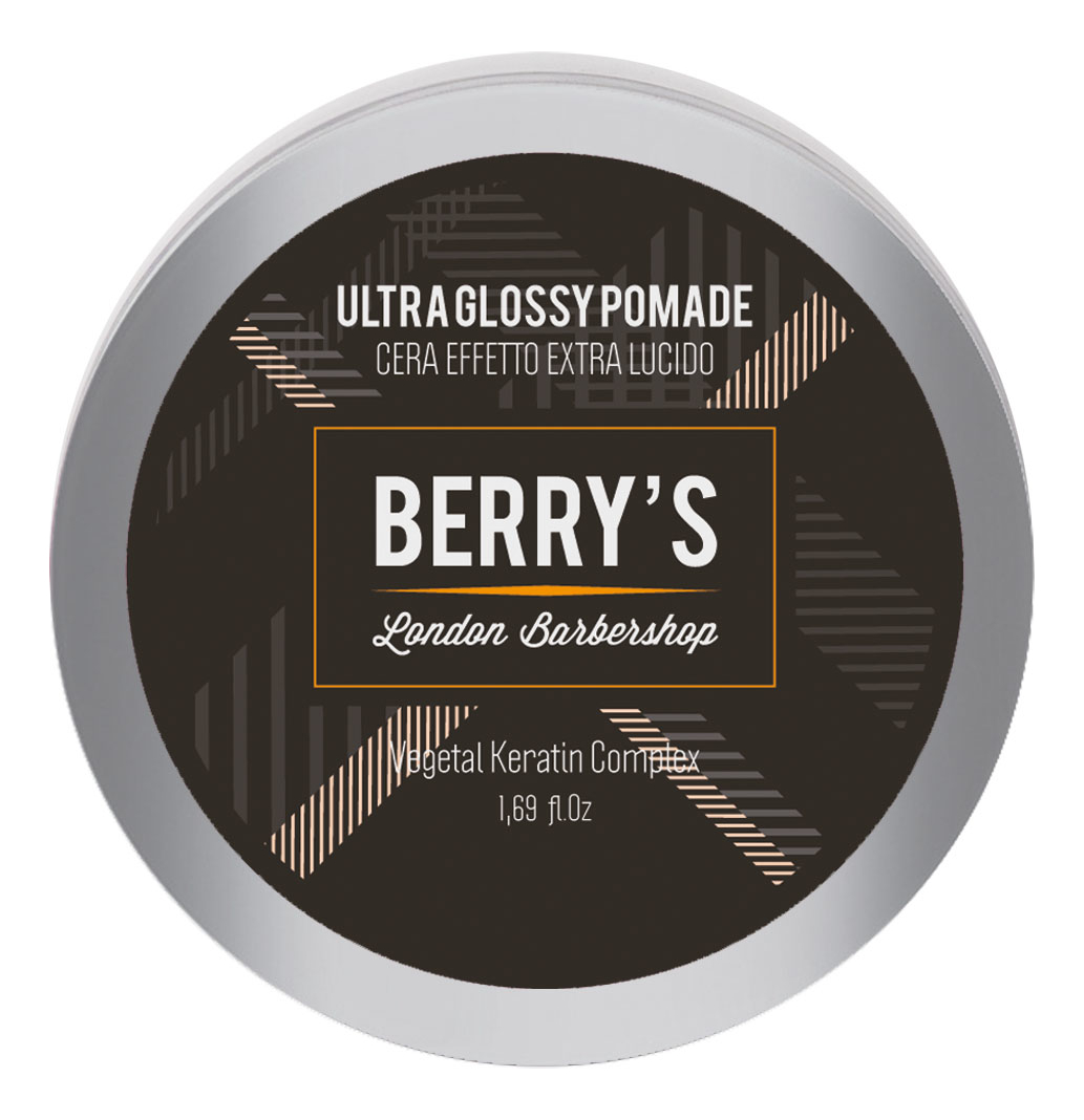 

Моделирующая паста для волос с ультраблеском Berry's Barber Glossy Pomade 50мл