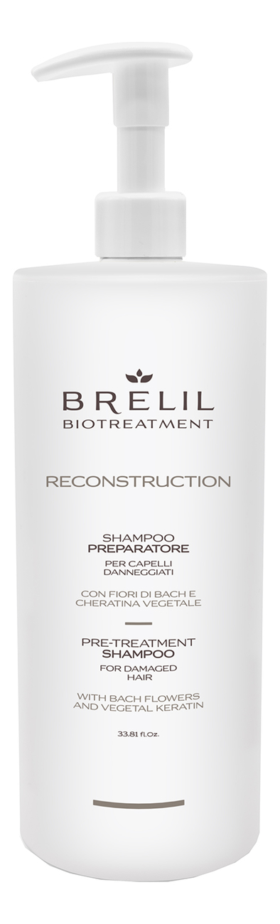 

Подготовительный шампунь для волос Bio Treatment Reconstruction Pre-Treatment Shampoo: Шампунь 1000мл, Подготовительный шампунь для волос Bio Treatment Reconstruction Pre-Treatment Shampoo