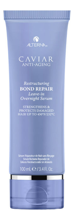 

Регенерирующая ночная сыворотка для омоложения волос Caviar Anti-Aging Restructuring Bond Repair Leave-in Overnight Serum 100мл