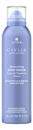 

Интенсивный мусс для восстановления структуры волос Caviar Anti-Aging Restructuring Bond Repair Leave-in Treatment Mousse 241г