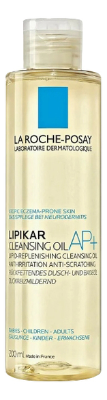Очищающее масло для душа Lipikar Cleansing Oil AP+: Масло 200мл