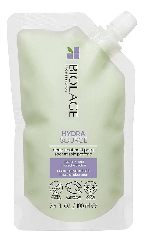 

Увлажняющая маска для волос с экстрактом алоэ Biolage Hydrasource Aloe Mask: Маска 100мл, Увлажняющая маска для волос с экстрактом алоэ Biolage Hydrasource Aloe Mask