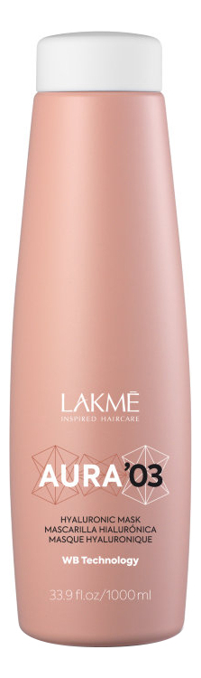 

Гиалуроновая маска для волос Aura 03 Hyaluronic Mask 1000мл