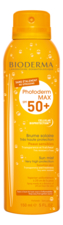 Bioderma Солнцезащитный спрей-вуаль для лица и тела Max Photoderm SPF50 150мл