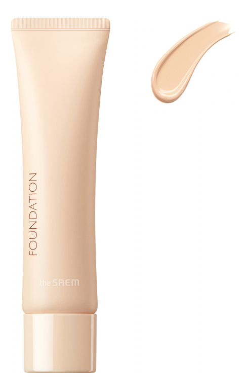 Тональная основа Saemmul Airy Cotton Foundation 30мл: 01 Light Beige the saem тональное средство saemmul airy cotton foundation spf 30 30 мл 1 г оттенок 01 light beige