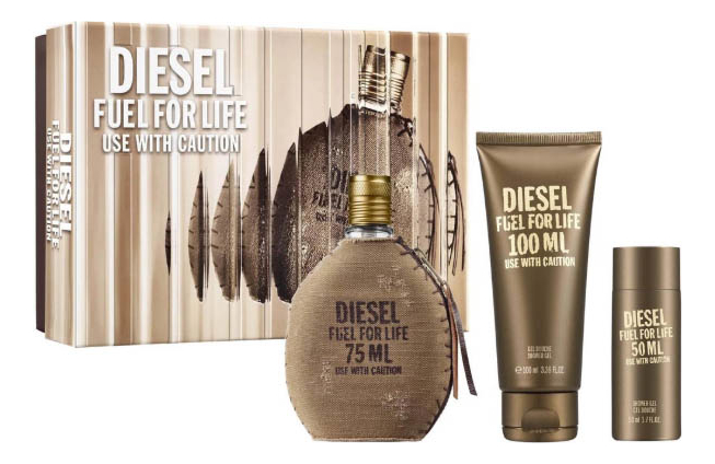 

Fuel For Life Men: набор (т/вода 75мл + гель д/душа 100мл + гель д/душа 50мл), Fuel For Life Men