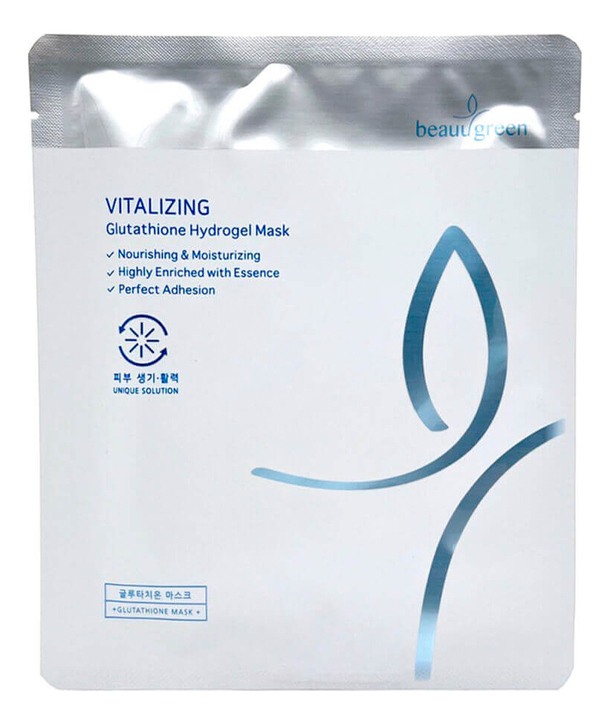 beauugreen antioxidant glutathione hydrogel mask BeauuGreen Гидрогелевая маска для лица с антиоксидантным эффектом Antioxidant  Glutathione Hydrogel Mask 30г купить по цене от 336 ₽ в Randewoo