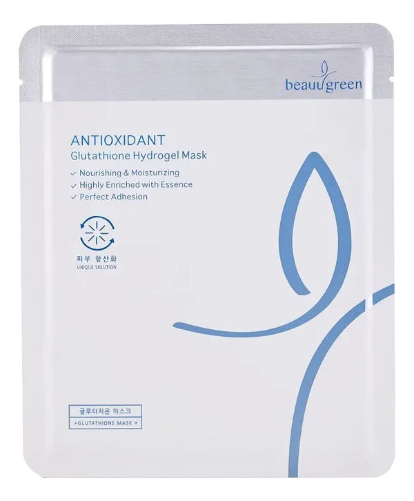 Гидрогелевая маска для лица с антиоксидантным эффектом Antioxidant Glutathione Hydrogel Mask: Маска 1шт