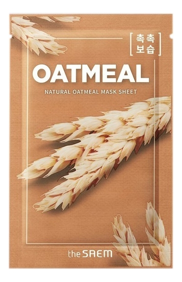 

Тканевая маска с экстрактом овсянки Natural Oatmeal Mask Sheet 21мл