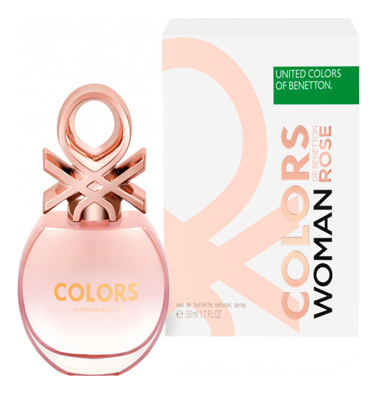 

Colors De Benetton Rose: туалетная вода 50мл, Colors De Benetton Rose