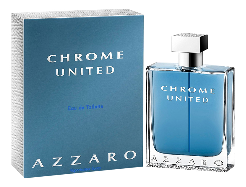 Chrome United: туалетная вода 200мл azzaro chrome pure 50