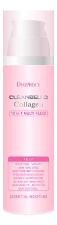 

Многофункциональный флюид для лица Cleanbello Collagen 10 in 1 Multi Fluid 200мл