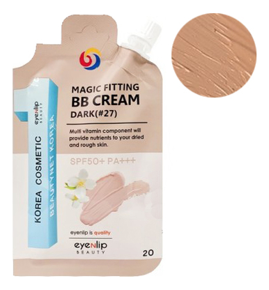 

BB крем для лица Magic Fitting BB Cream 20г: No 27, BB крем для лица Magic Fitting BB Cream 20г