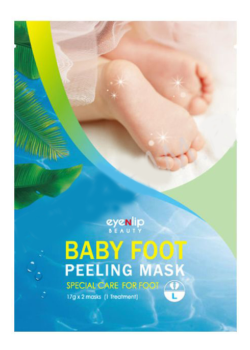 Носочки для педикюра Baby Foot Peeling Mask 2*17мл: Large от Randewoo
