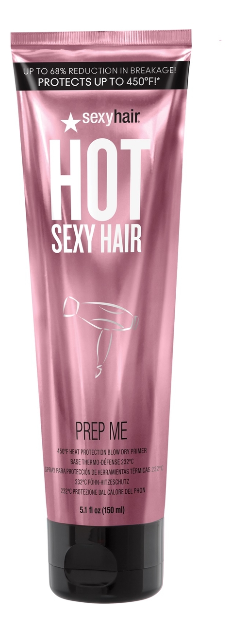 

Термозащитный праймер для укладки волос Prep Me 450° F Heat Protection Blow Dry Primer 150мл