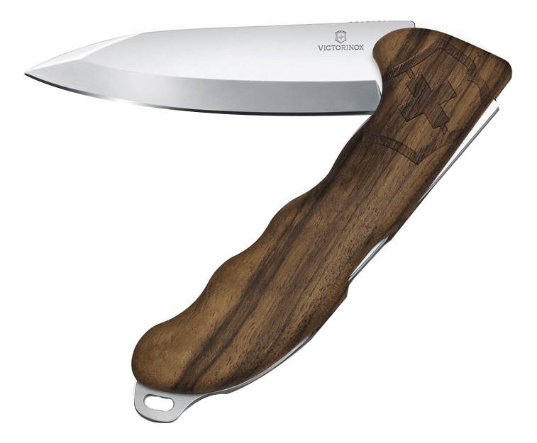 

Нож охотника Hunter Pro Wood 130мм, 2 функции, с фиксатором, рукоять из орехового дерева 0.9411.63