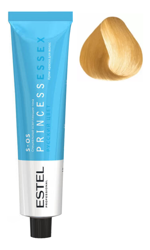 Крем-краска для волос Princess Essex S-OS 60мл: 107 Песочный крем краска для волос princess essex s os 60мл 101 пепельный