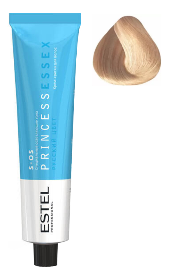 Крем-краска для волос Princess Essex S-OS 60мл: 161 Полярный крем краска для волос princess essex s os 60мл 134 саванна