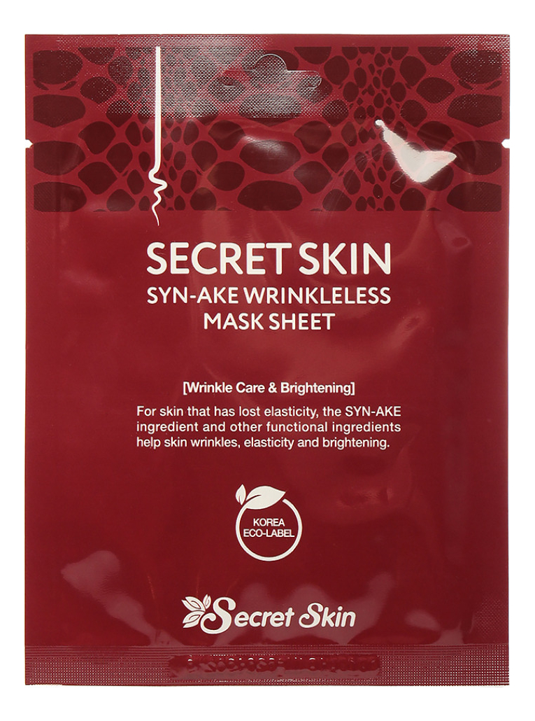 Тканевая маска для лица Syn-Ake Wrinkleless Mask Sheet 20мл