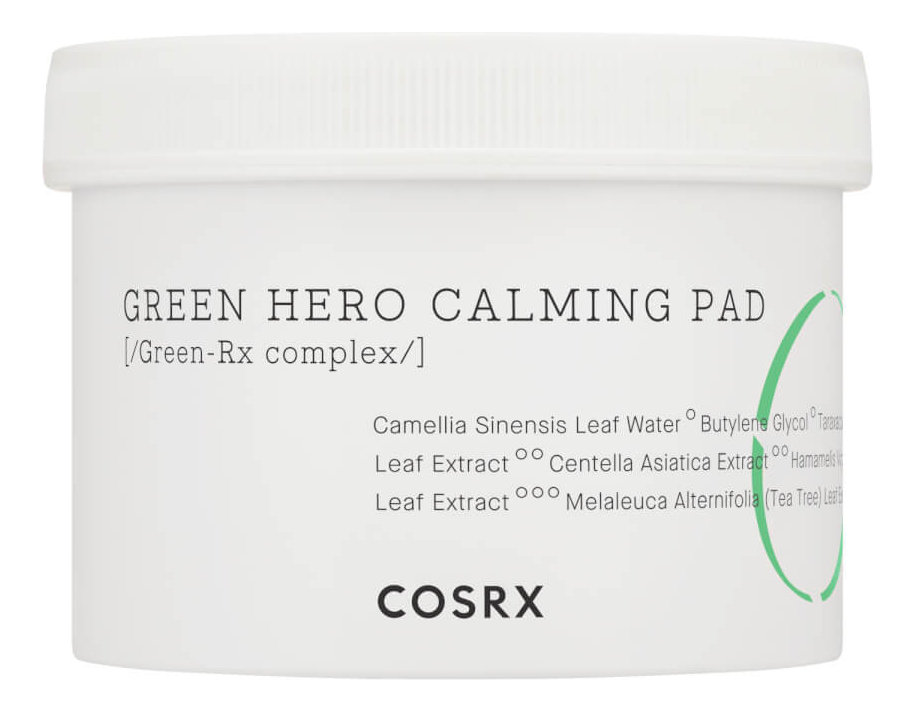 

Успокаивающие диски для лица с экстрактом зеленого чая One Step Green Hero Calming Pad 70шт