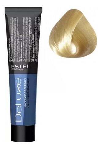 Краска-уход для волос De Luxe 60мл: 10/0 Светлый блондин краска уход для волос de luxe 60мл 10 33 светлый блондин золотистый интенсивный