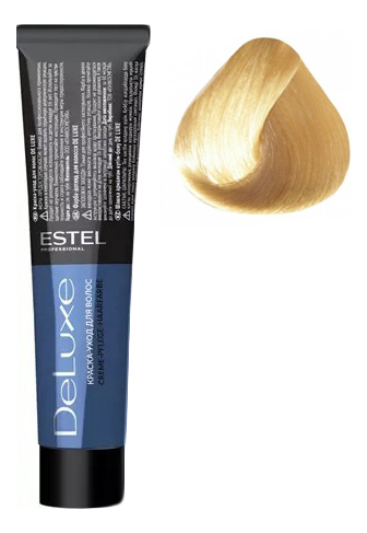 Краска-уход для волос De Luxe 60мл: 10/36 Светлый блондин золотисто-фиолетовый