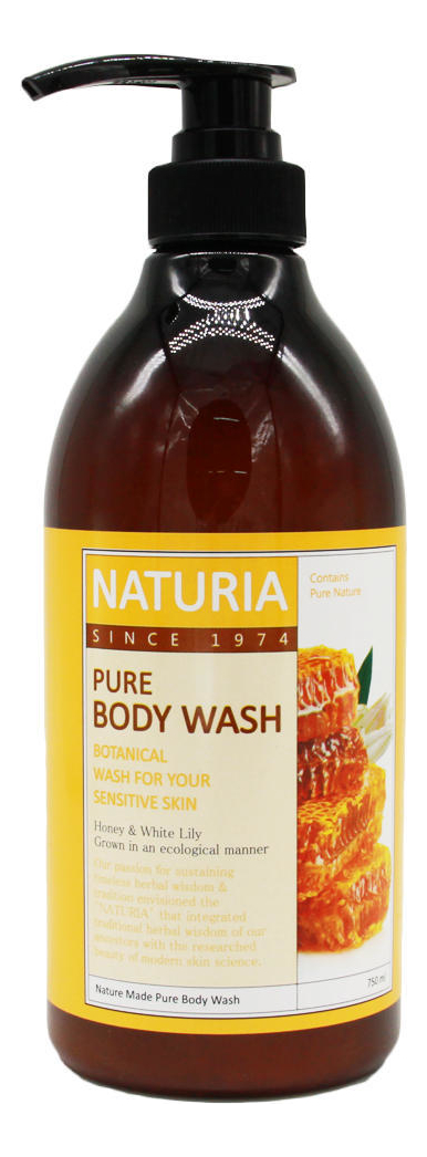 

Гель для душа Мед и лилия Naturia Pure Body Wash Honey & White Lily 750мл: Гель 750мл, Гель для душа Мед и лилия Naturia Pure Body Wash Honey & White Lily