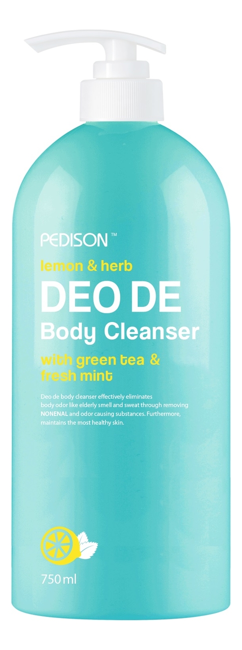 

Гель для душа Лимон и мята Pedison Deo De Body Cleanser: Гель 750мл, Гель для душа Лимон и мята Pedison Deo De Body Cleanser
