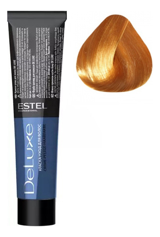 

Краска-уход для волос De Luxe 60мл: 8/34 Светло-русый золотисто-медный, Краска-уход для волос De Luxe 60мл