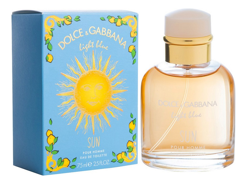 

Light Blue Sun Pour Homme: туалетная вода 75мл, Light Blue Sun Pour Homme