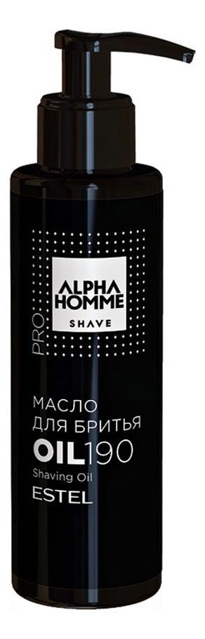 Масло для бритья Alpha Homme: Масло 190мл масло гель для бритья alpha homme pro 275 мл