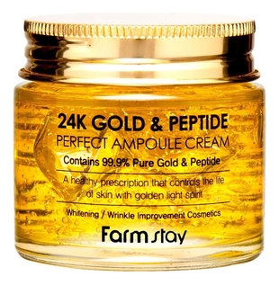 Крем для лица 24K Gold & Peptide Perfect Ampoule Cream 80мл