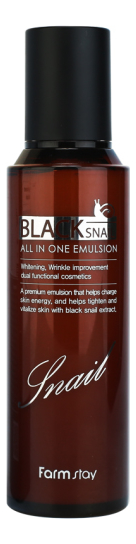 

Эмульсия для лица с муцином черной улитки Black Snail All In One Emulsion 150мл