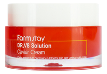 Farm Stay Крем для лица с экстрактом икры Dr.V8 Solution Caviar Cream 50мл