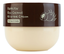 Farm Stay Многофункциональный крем для лица и тела с экстрактом кокоса Real Coconut All-in-one Cream 300мл