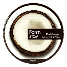 Farm Stay Многофункциональный крем для лица и тела с экстрактом кокоса Real Coconut All-in-one Cream 300мл