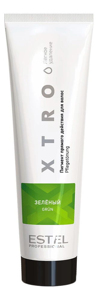 Пигмент прямого действия для волос Xtro 100мл: Зеленый