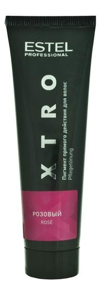 Пигмент прямого действия для волос Xtro 100мл: Розовый estel пигмент xtro black прямого действия хвойный 100 мл